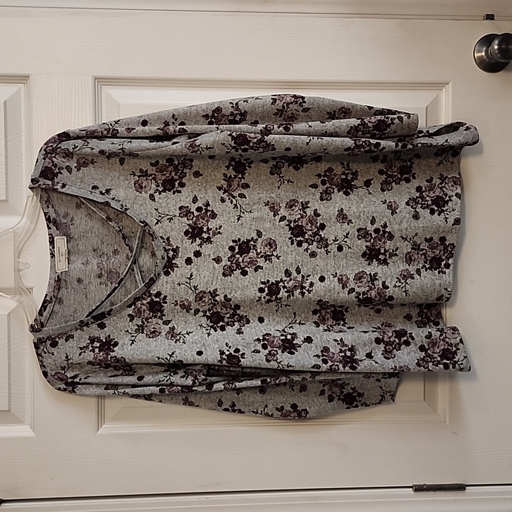 Floral sweater